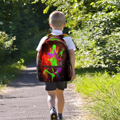 Sac à dos décontracté Galaxy résistant pour éviter le mal de dos à l'école