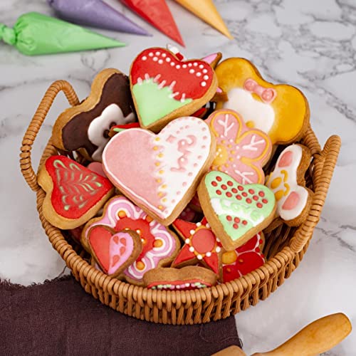 Heart Cookie Cutter Set, Gtmkina 5 Pieces Stainless Steel Small Biscuit Cutters Heart Shaped Mold for Kids Holiday Birthday Party #5