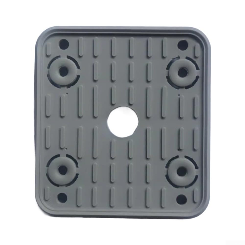 5 ventosas de goma para centros de mecanizado CNC 140 x 130 x 17 mm, resistentes al desgaste con tiras antideslizantes y amortiguación de 4 orificios para máquinas de carpintería