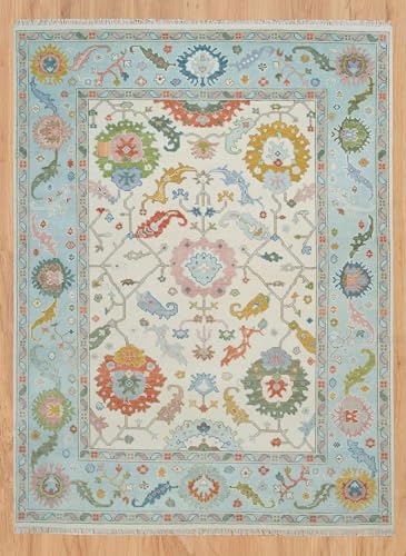 Hand Knotted 8x11 Turkish Wool Rug