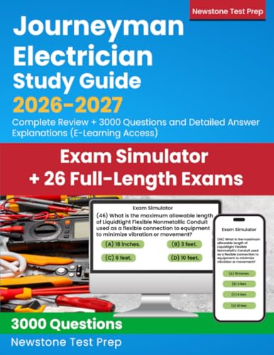 Journeyman Electrician Study Guide 2026-2027: Complete Review + 3000 Questions and Detailed Answer Explanations (E-Learning Access) image 2