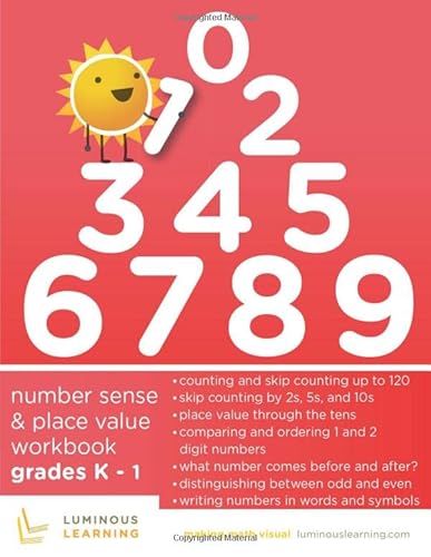 Number Sense And Place Value Workbook - Grades K - 1: Making Math Visual