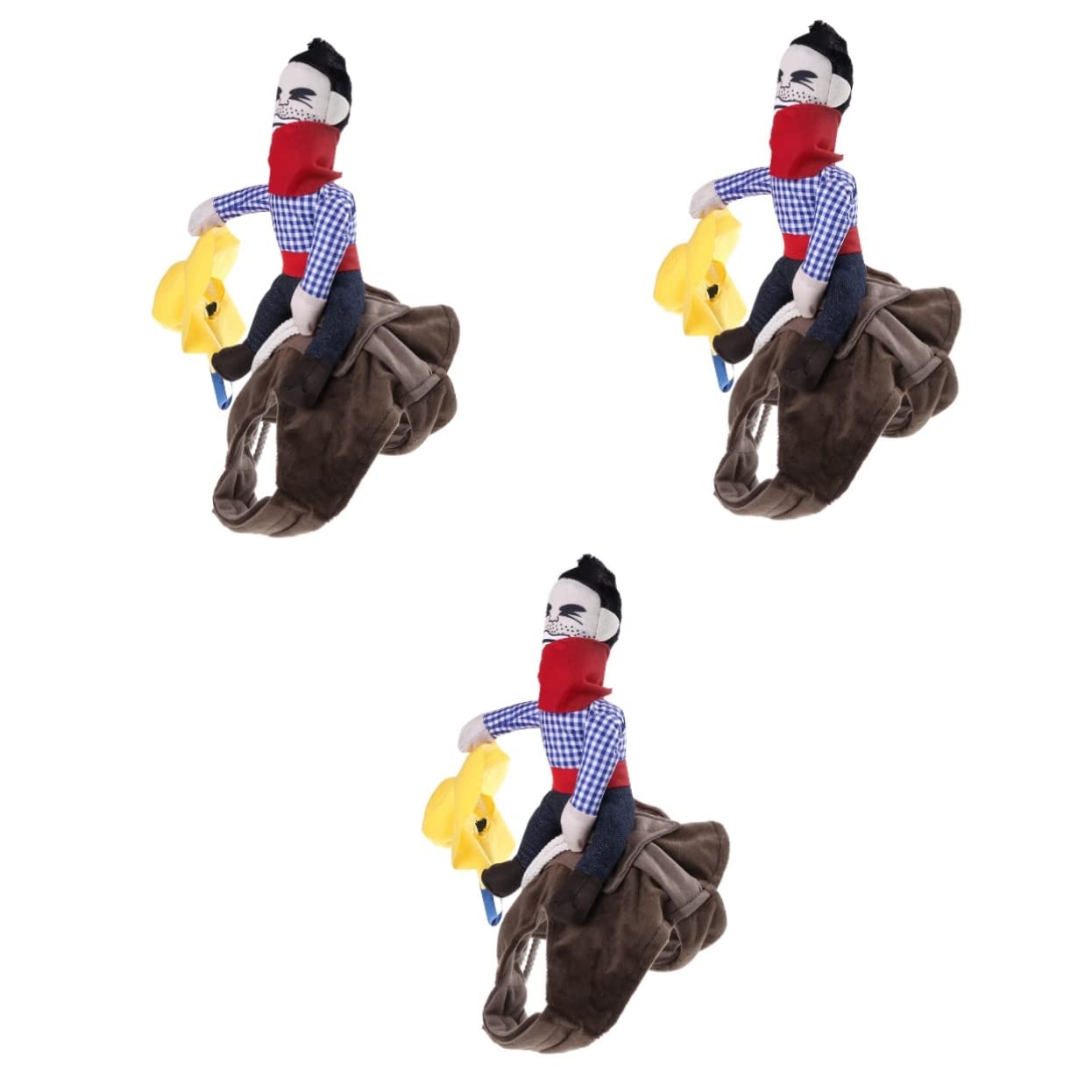VANZACK 3 Pezzi Costume Per Animali Domestici Cane Da Cavaliere Vestito in Denim Traspirante Abbigliamento Per Animali Domestici Per Jack Taglia L Per Feste Vacanze