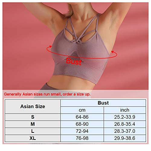 pedkit Sutiã esportivo feminino oco criss-cross strappy removível acolchoado treino atlético ioga co