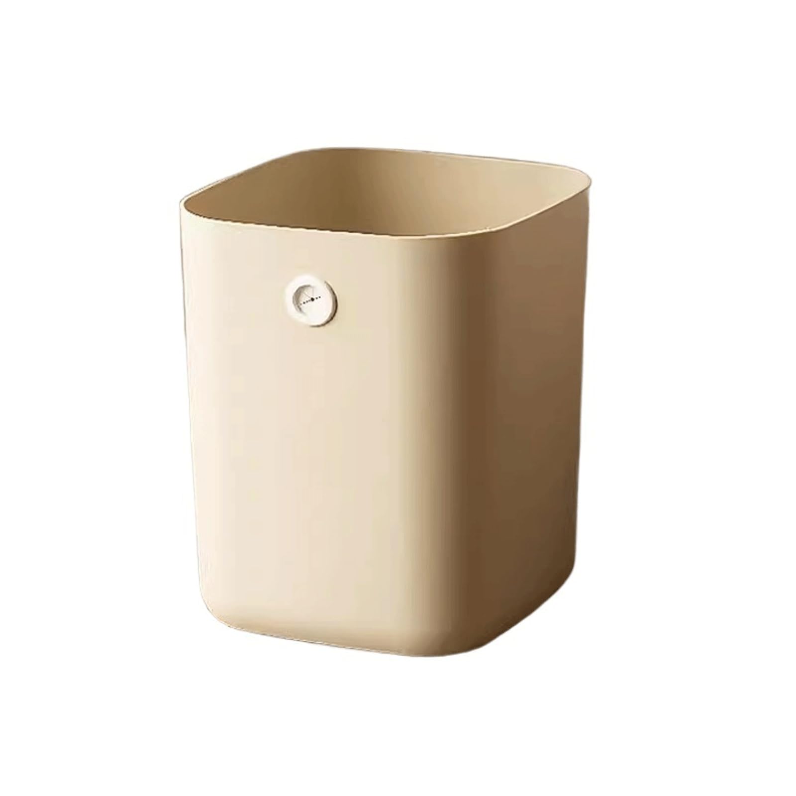 Cestino della spazzatura per uso domestico Soggiorno Cucina Bagno Camera da letto WC Ufficio Stoccaggio Barile Cilindro di stoccaggio Cestino carta rifiuti(Bianco,13L)