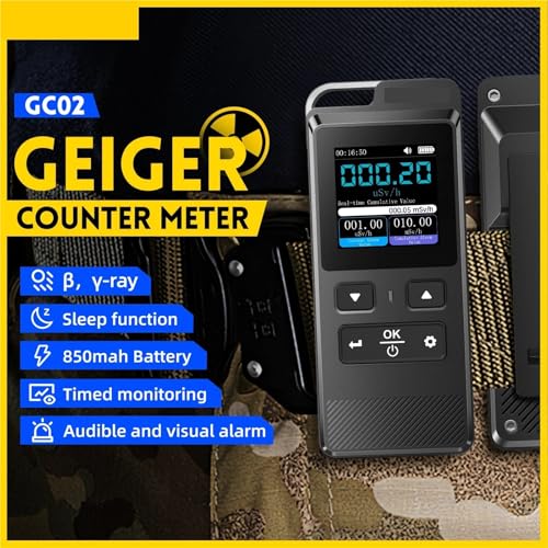 Detector de radiación personal GC-02 TECJHJZ miniatura 3