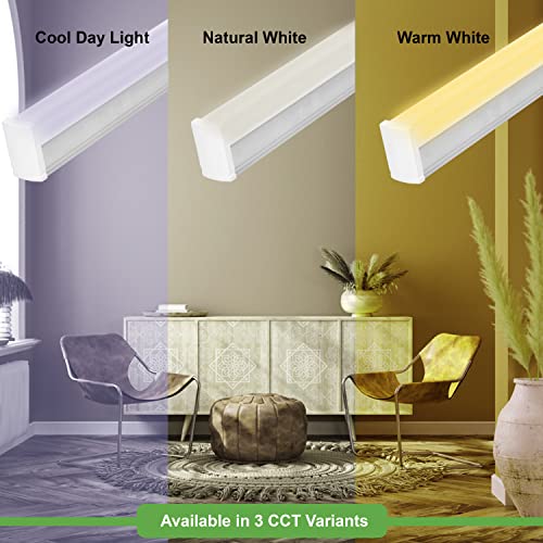 Image of SYSKA T5 24W 6500K LED Tube Light Aluminium Body (White, Pack of 4)