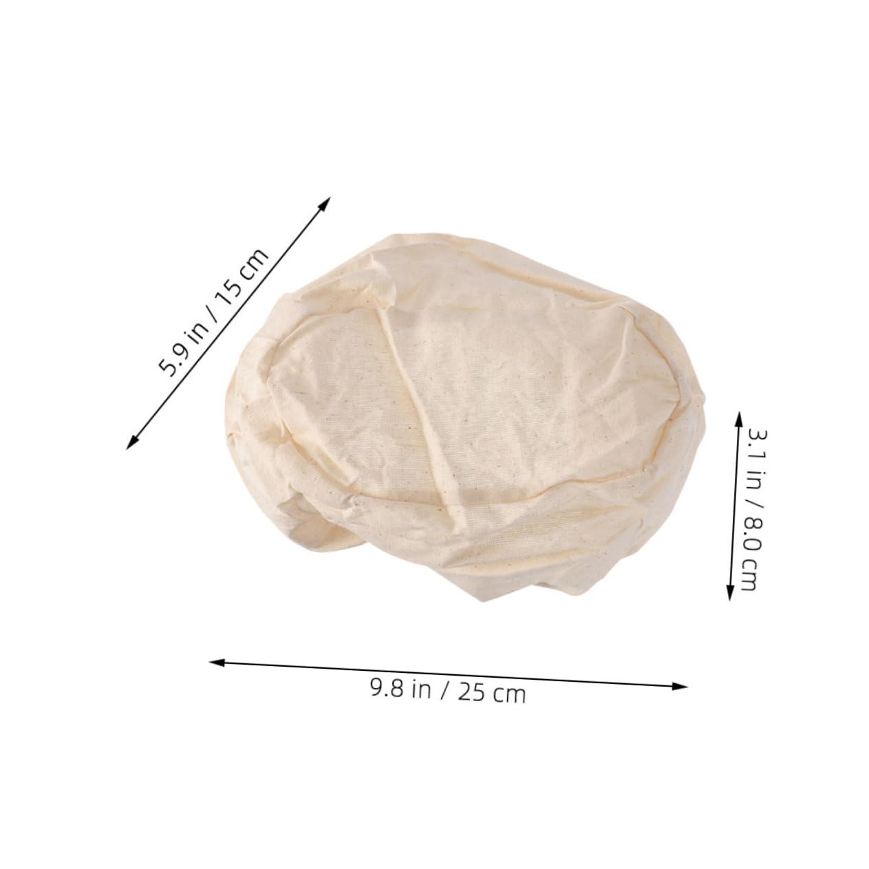 Cabilock 20stücke Brot Gärkörbe Mit Leinenbezug Hochwertige Stoffüberzüge Für Teigführung Und Optimale Fermentation Für Hausgebrauch Und Bäckerei