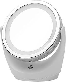 Espejo LED regulable para tocador de baño, di...