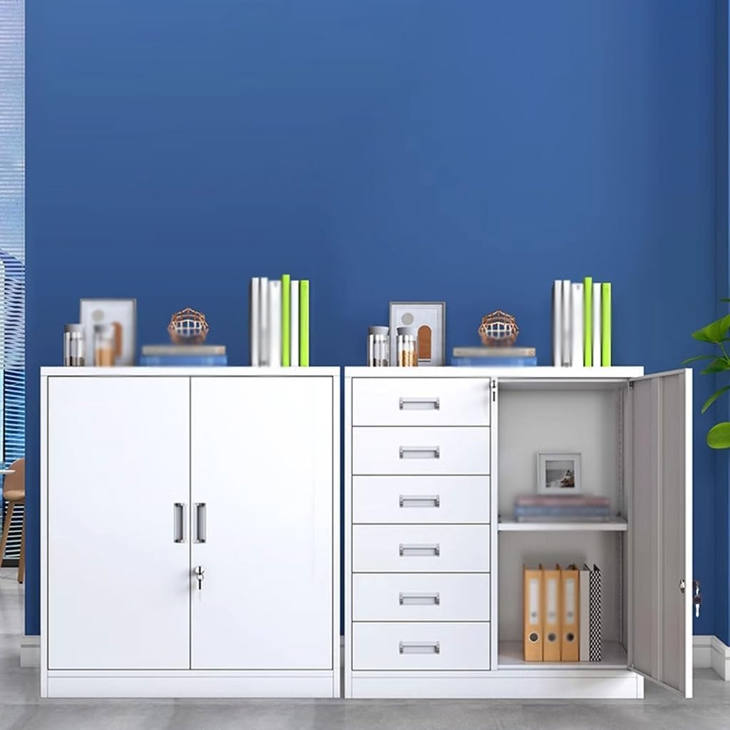 File Cabinet Filing Cabinet Iron Cabinets Suitable For Office File Cabinets, Drawers, Financial Information Small Cabinets, Home Storage Storage Tool Cabinets Filing Cabinets for Home Office(B)