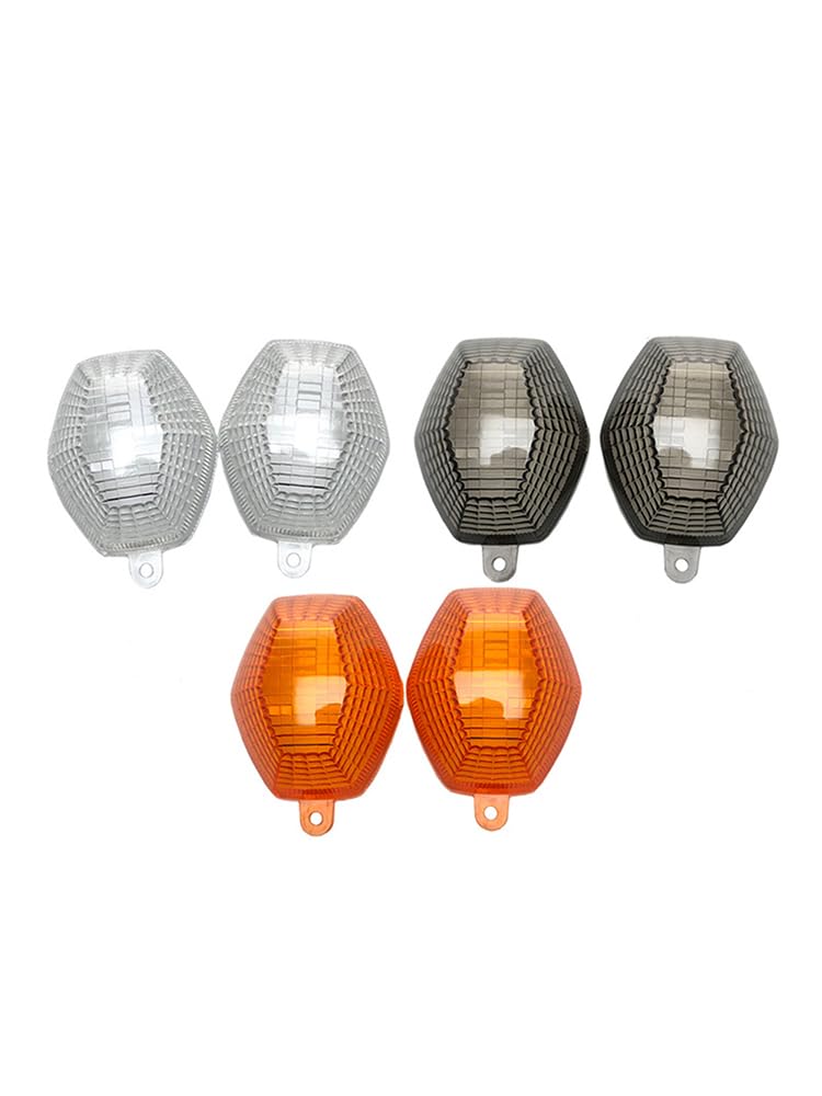 Baceyong 1 szt. Osłona obiektywu świateł kierunkowskazu motocykla, kompatybilna z Su-zu-ki SV 650N 650S 100N/S, SFV 650, DR-Z 400S 400SM, DL 1000 V-Strom 650V-Strom, przezroczysta