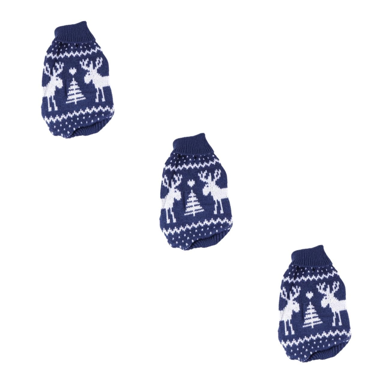 BESPORTBLE 3 Pz Cappotto per Cani Compagnia Maglione per Cani Decorazioni Natalizie per acquari Vestiti Maglioni Natalizi Maglione Natalizio per Animali Domestici Inverno Cane Domestico