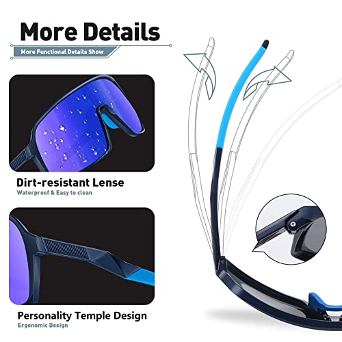 100 Classic Sports Sunglasses Polarized Lens With Tr90 Frame For Men Women Outdoor Driving Cycling 2736C7 #TOP2