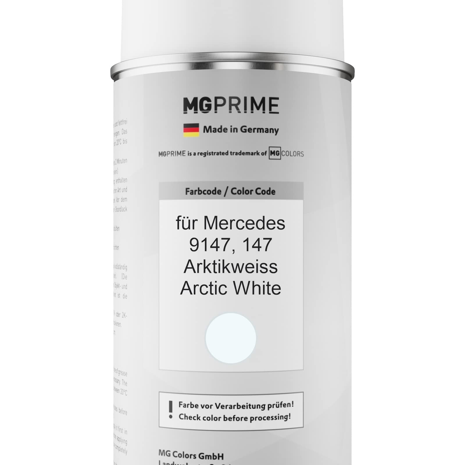 MG PRIME Peinture Voiture Bombes Aérosols Pour Mack P3192 Dark Blue Metallic Peinture De Base Vernis Clair Aérosol 400ml