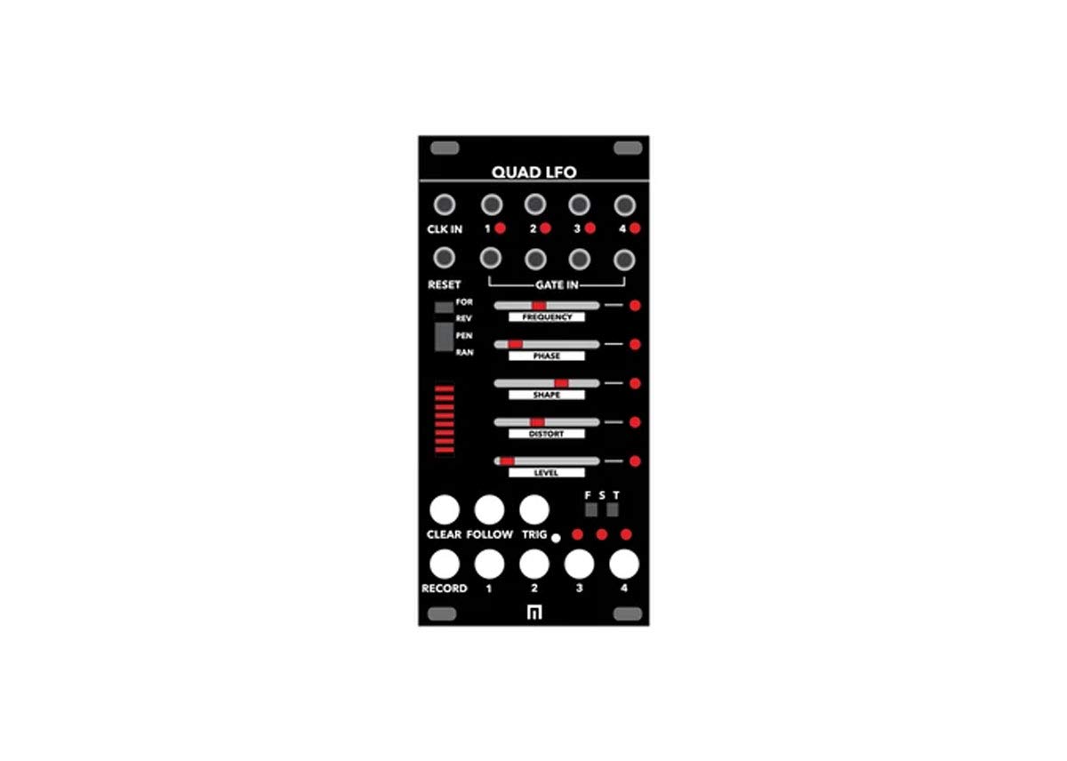 Malekko QUAD LFO 16-Steps 4-Channel Generator Black