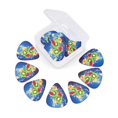 Lot de 12 médiators tendance et durables en forme de gouttes d’eau autour des fruits dans une boîte pour ukulélé guitare électrique basse - Les Beatles, Paul McCartney, John Lennon, RIngo Starr, George Harrison Lot de 12 médiators tendance et durables en forme de gouttes d'eau autour des fruits dans une boîte pour ukulélé guitare électrique basse – Image 7