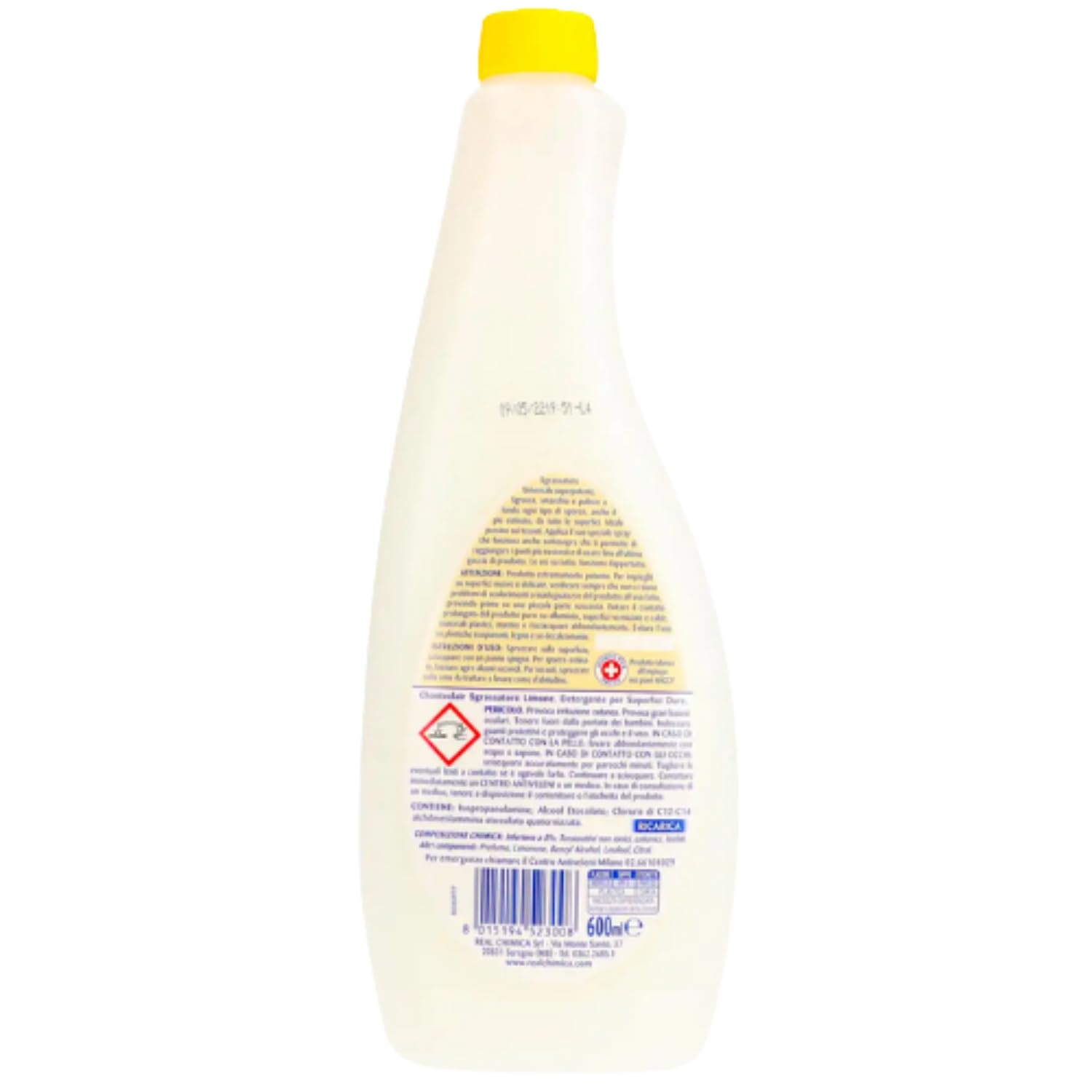 Sgrassatore Universale al Limone – 625 ml – Pulizia Profonda Multiuso – Variazioni 4/8/12 Pezzi