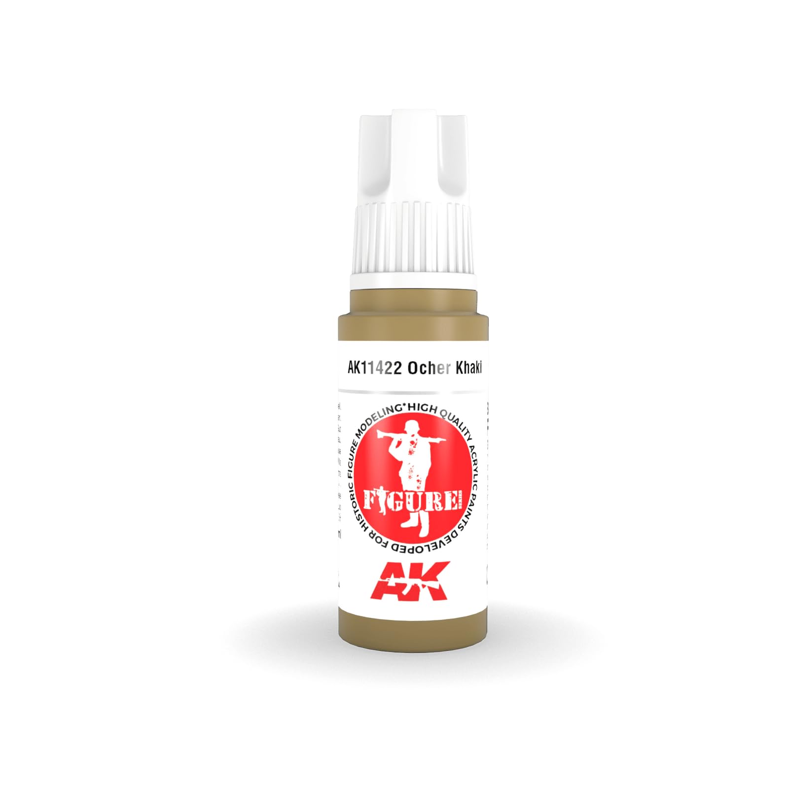 Ak Interactive Khaki Ak Acrylics 3Gen Figure Ak11422 Ocher (17Ml)