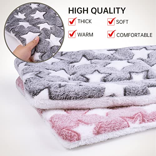MICOOYO 2 Stück Hundekäfig Bett Matratze – Fleece Haustier Kissen Bett Matte Waschbar Katze Kissen Pad für mittelgroße Hunde Katze Welpen (69 * 52cm)