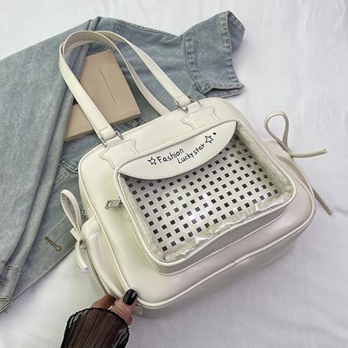 Itabag sac à bandoulière transparent pour épingles et collection pop culture