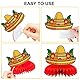 Qpout 10PCS Mexikanische Fiesta Waben-Mittelstücke Cinco de Mayo Tisch-Mittelstück für mexikanische Thema Karneval Baby-Dusche Taco Party Dekorationen Cinco de Mayo Tisch Party Dekorationen