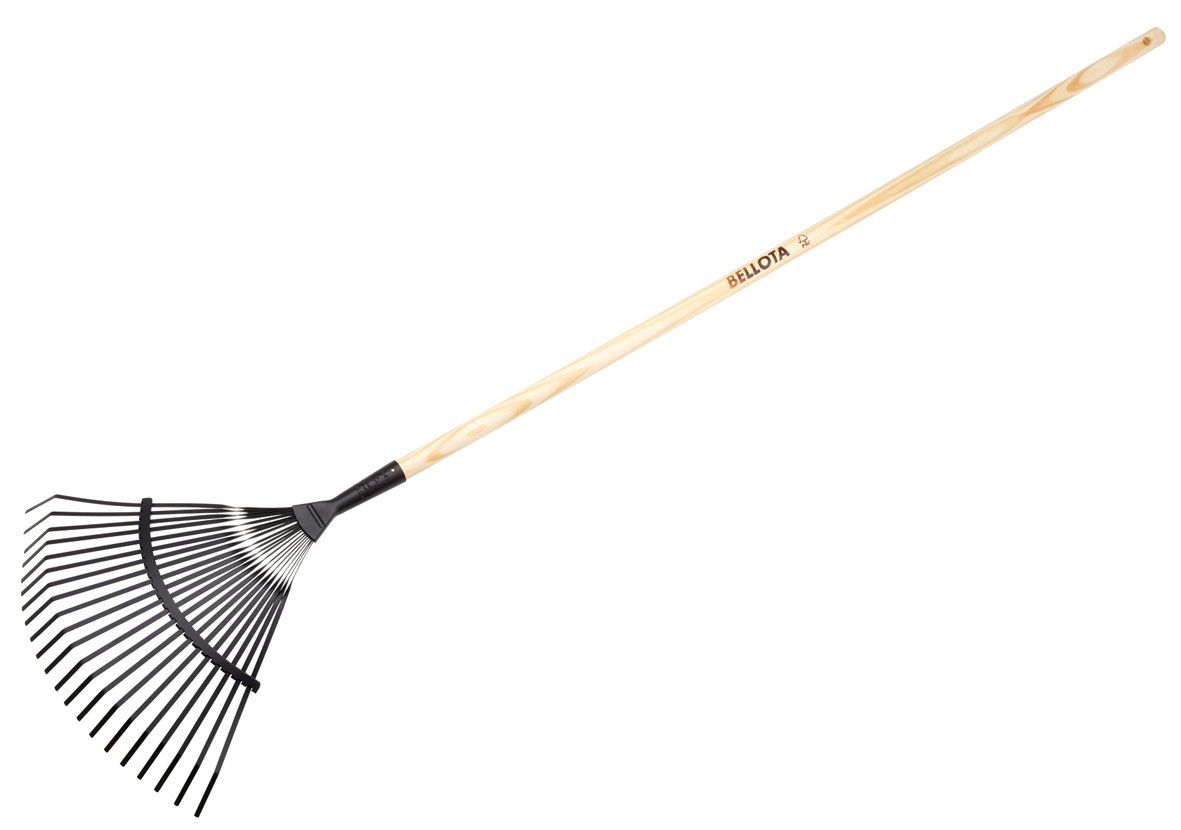 Bellota 3041 CM - Escoba para limpiar tu jardin de madera y cabezas de acero
