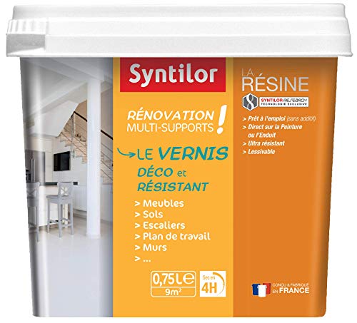 Syntilor - Vernis Rénovation Multi-Supports Incolore Satiné 0,75L Cover