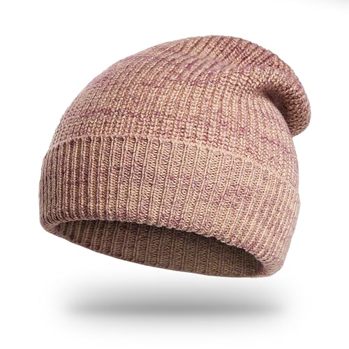 Bonnet chaud pour l'hiver qui ne gratte pas en alpaga et coton fin