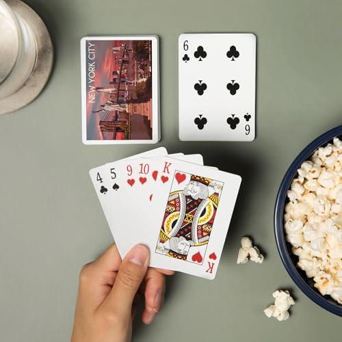 Baraja de cartas Poker Lantern Press Ellis Island miniatura 2