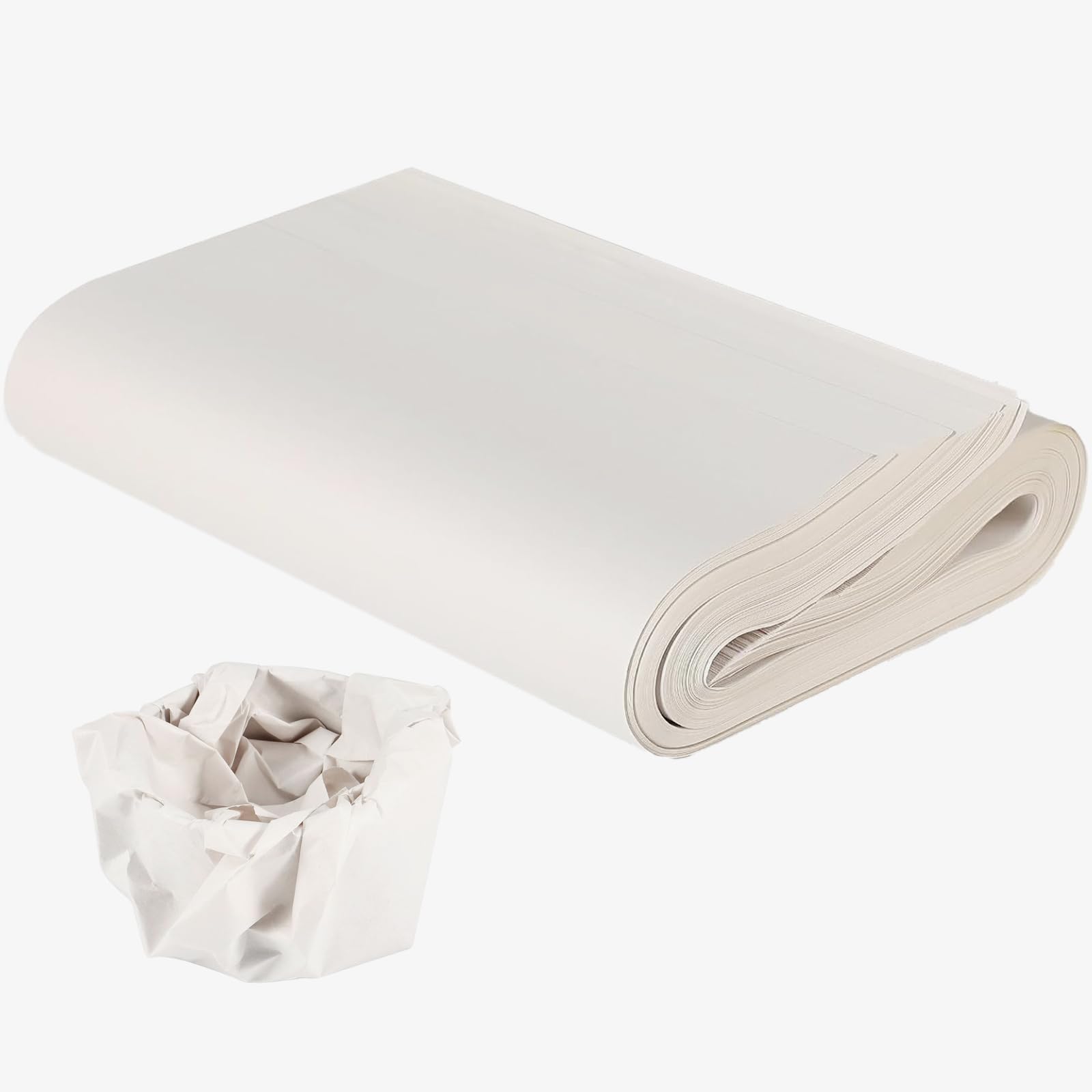400 Sheets 12 x 16 Inch Newsprint Packing Paper, Unprinted Newsprint Paper Sheets Clean Packing Paper Blank News Paper Fillers for Packaging Moving Protection, Painting, DIY, off white