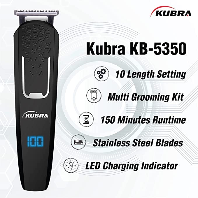 Grooming Excellence: 10 Best Beard Trimmers for Men 10 Kubra KB-5300 5 IN 1 Multifunctional Grooming Kit