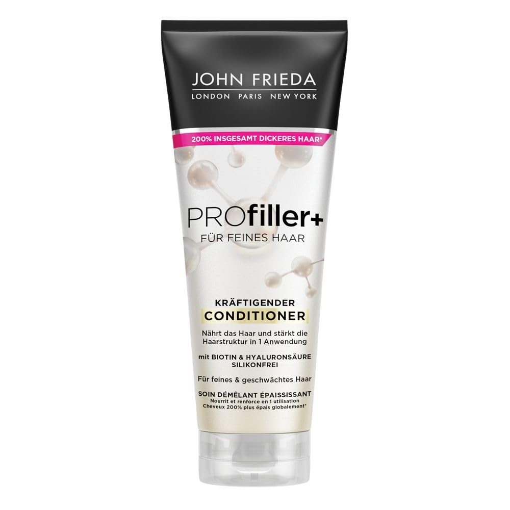 John Frieda Profiller+ Conditioner - Inhalt: 250 ml - Haartyp: fein, geschwächt - Nährt das Haar - Silikonfrei