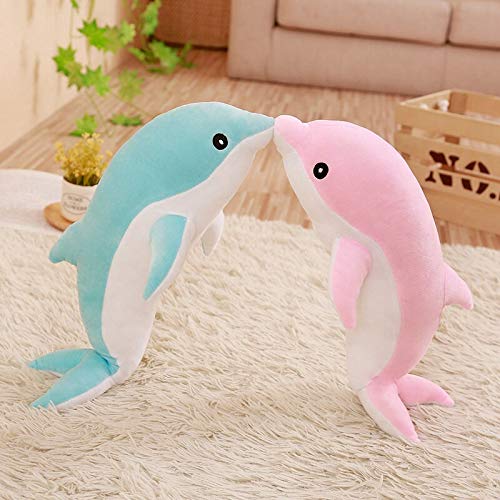 Peluche dauphin bleu 120 cm comme idée cadeau d'anniversaire pour un enfant