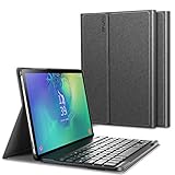 INFILAND Tastiera per Samsung Galaxy Tab S6 2019, Custodia Cover con Tastiera Staccabile Bluetooth Wireless Italiana per Samsung Galaxy Tab A S6 10,5 Pollice (SM-T860/SM-T865) 2019,Grigio