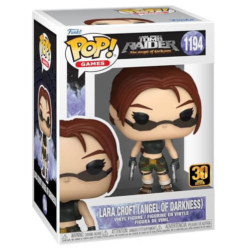 Funko Pop! Games: Tomb Raider- Lara Croft - Figura de Vinilo Coleccionable - Idea de Regalo - Mercancía Oficial - Juguetes para niños y Adultos - Figura Modelo para coleccionistas y exhibición