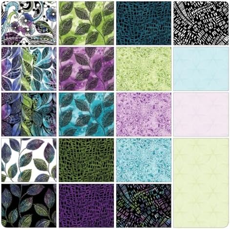 Ann Lauer Go with the Flow 10X10 Pack 42 10-inch Squares Layer Cake Benartex image 4
