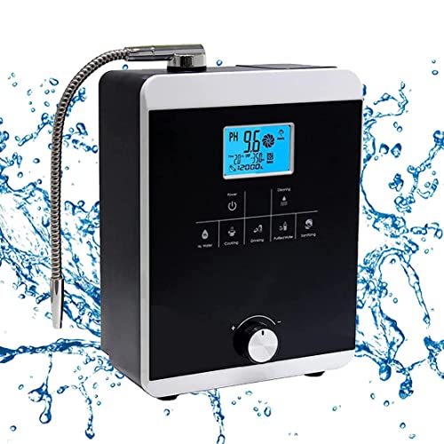 Ionizador De Agua Y Máquina Purificadora De Agua, Sistem De Filtración De Agua Ph 3.5-10.5 Máquina De Agua Con Ácido Alcalino, Hasta -800 Mv ORP, 8000 L, Limpieza Automática
