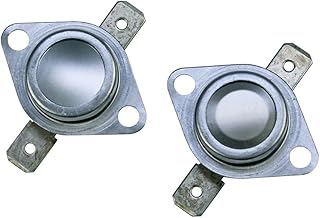 Indesit Ariston Creda C00095566 2 oryginalne otwieracze Klixon ogranicznik temperatury termostat bezpieczeństwa do ogrzewania suszarek bębnowych