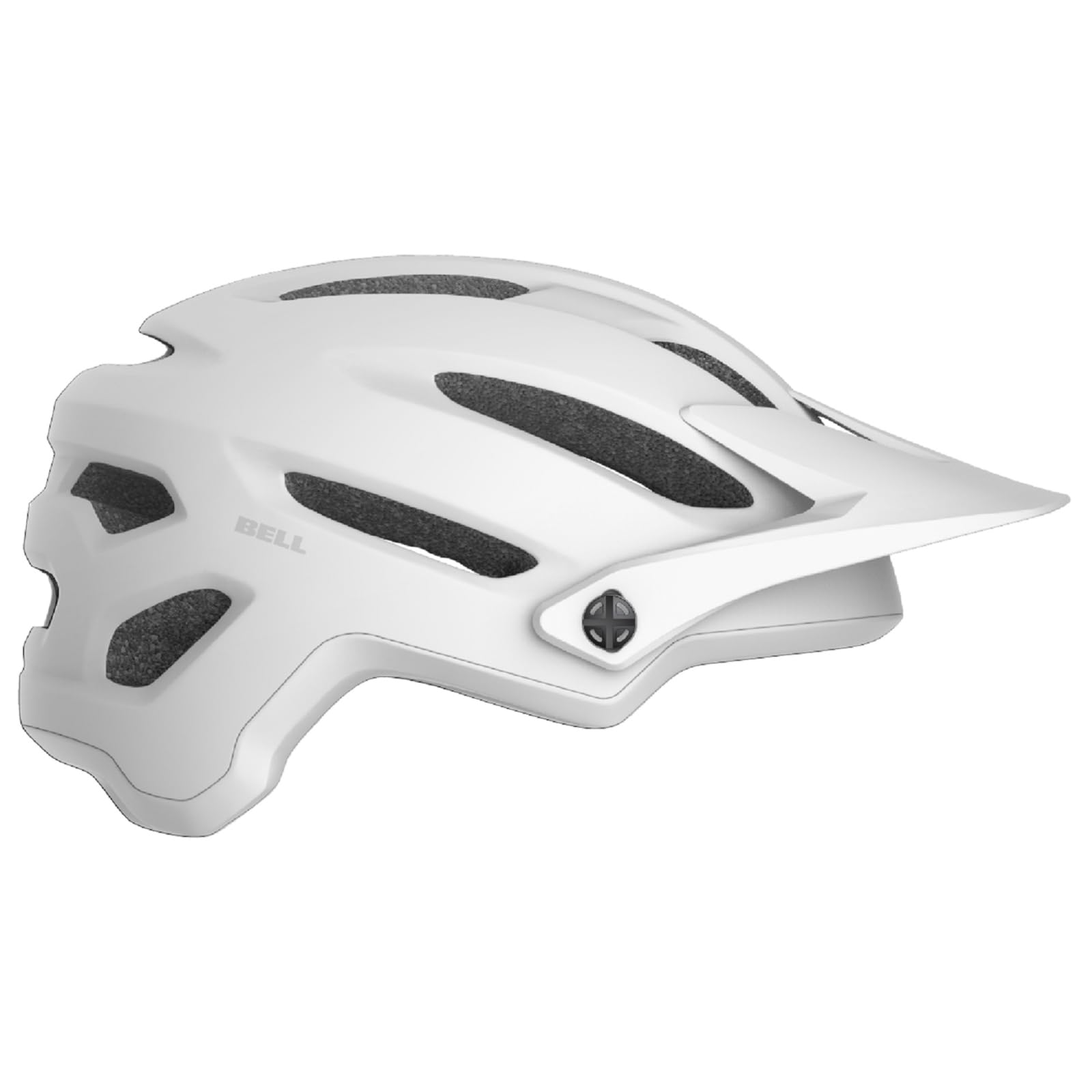 Bell 4Forty MIPS Adult Unisex Mountain Bike Helmet, White, M, FloAT Fit, Adjustable Visor