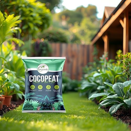 Image of Decompressed Cocopeat Powder (10KG) - Ready-to-Use Coconut Coir Soil Conditioner for Seed Germination, Potting, Indoor /Outdoor Gardens - 100% Natural, High Water Retention