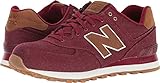 New Balance 574 15 Ounce Canvas, Zapatillas Hombre, Rojo (Burgundy), 41.5 EU