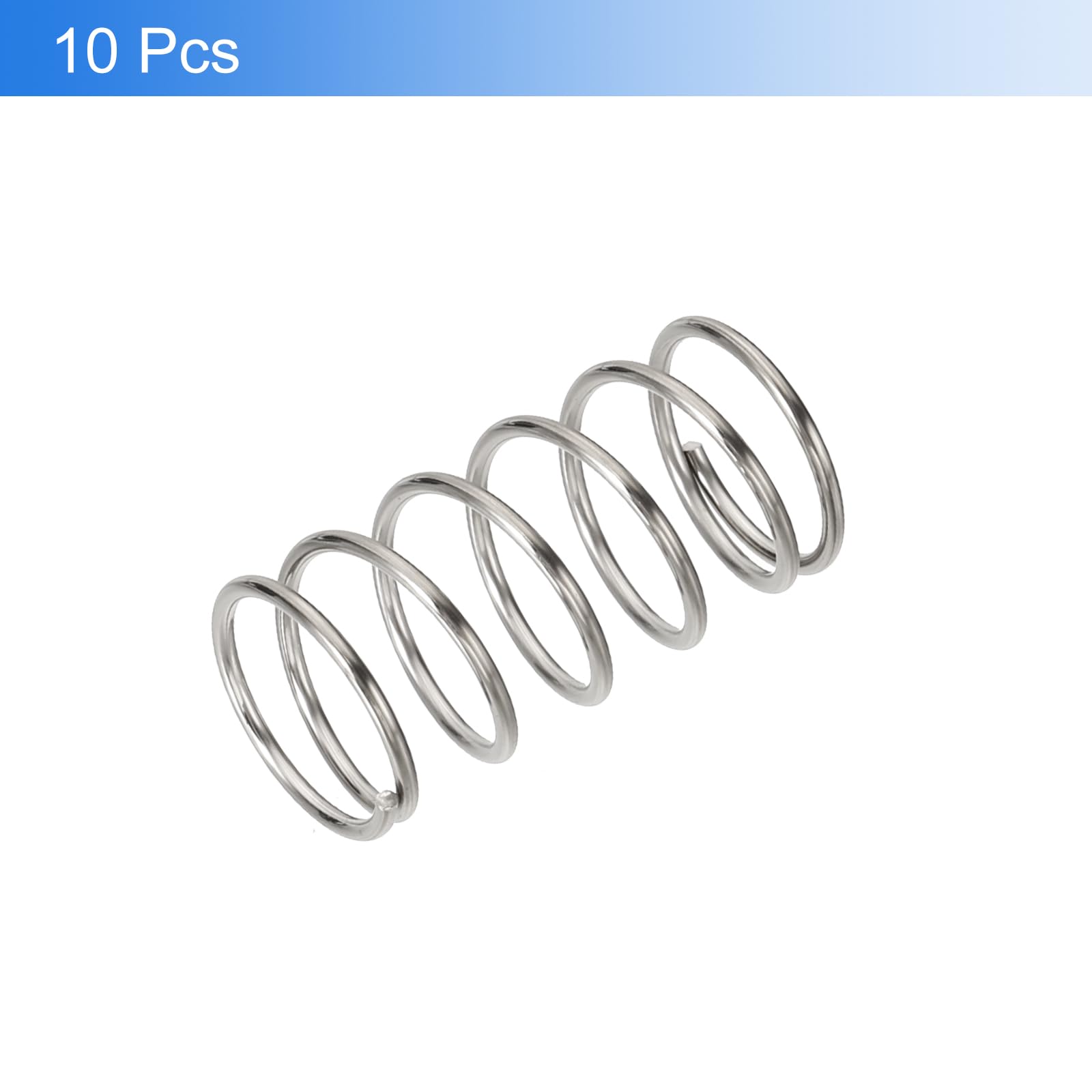 uxcell 10Pcs Compression Spring 0.8mm Wire Diameter x 10mm OD x 20mm Long — Amazon image 3