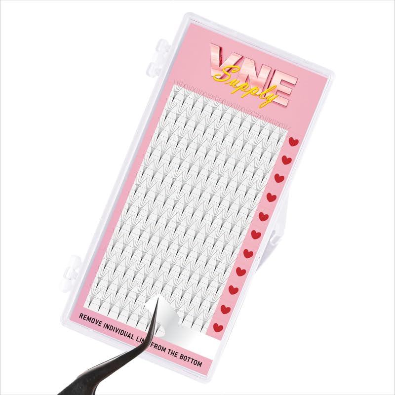 Miniatura 2 de VNE Supply - Extensiones de pestañas de volumen  pestañas de volumen ruso  extensiones de pestañas postizas premium  abanicos de megavolumen promade