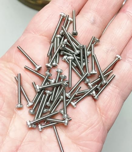 M00292-50 MOREZMORE 50pc Joint Middle Screws M2 Hex Deep Socket Screws M2x16mm M2 16 mm for Ball and Socket Stop Motion Puppet Armature Humanly Posable Armature Parts HPA FSB