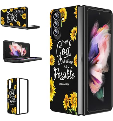Coque Galaxy Z Fold 7 antichoc Tournesol idéale pour vos sorties