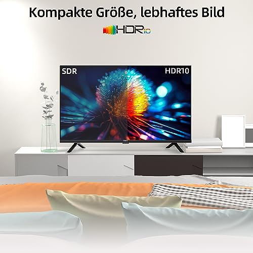 CHIQ TV L32H7G,32 Zoll Fernseher, Smart TV,Google TV, Google Assistent,HDR,Google Play, Chromecast eingebaut, Dolby Audio,Triple-Tuner(DVB-T2/S2/C), Bluetooth,WiFi/HDMI/USB/CI+ – Bild 5