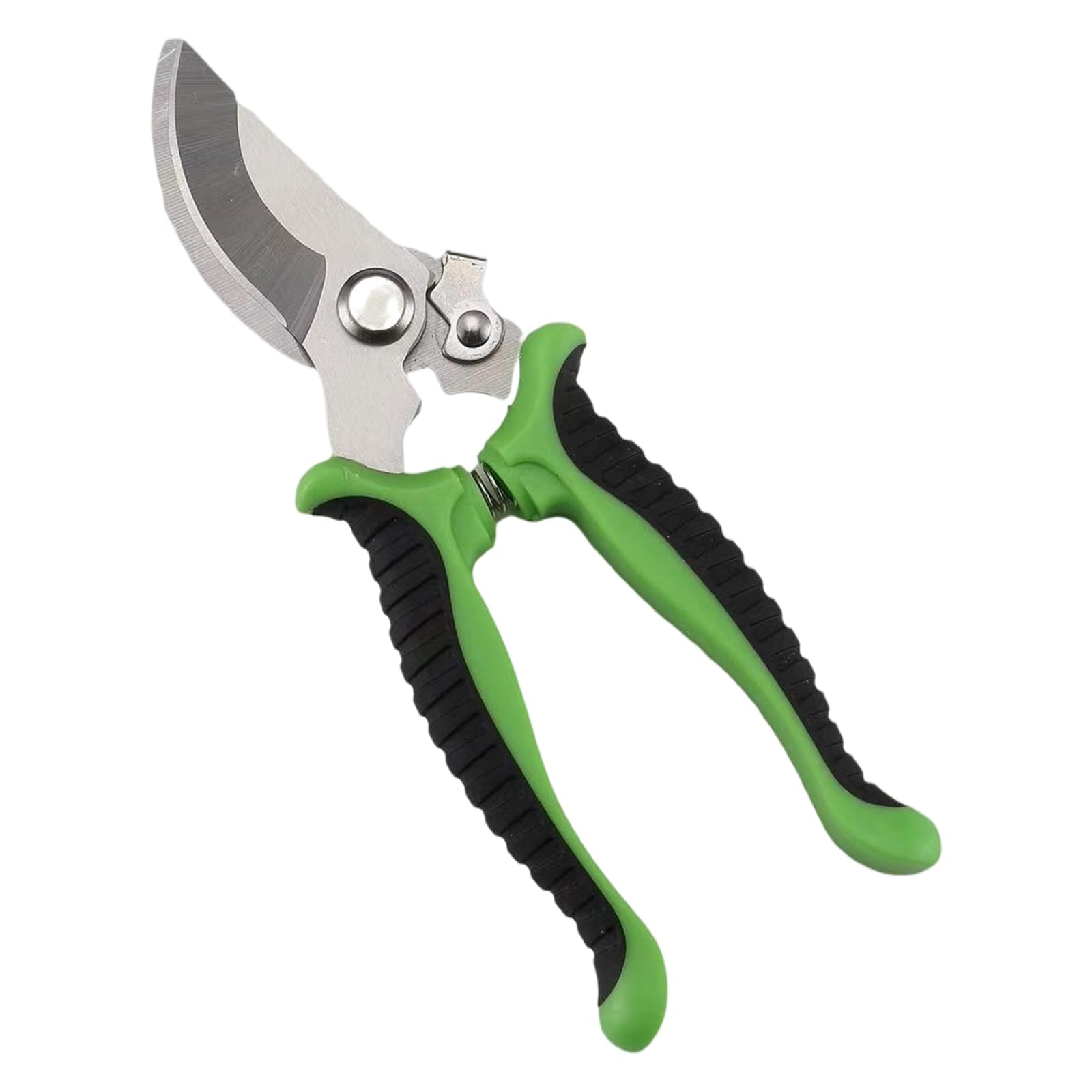 Nvoqilin Green Ergonomic Hand Pruners Scissors With Ground Stainless Steel Pruning Shears For Smooth Cutting Cutter