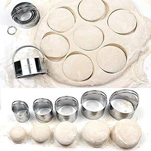 Hulisenbiscuitcutterset5piecessetroundcookiescutterwithhandleprofessionalbakingdoughtoolsgiftpackage Urban Country Home Decor Hulisen biscuit cutter set 5 piecesset round cookies cutter with handle professional baking dough tools gift package urban country home decor