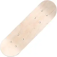 harayaa Deck de skate de madeira, deck de longboard em branco, acessório de skate para meninos, meninas e crianças