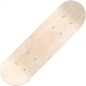 harayaa Deck de skate de madeira, deck de longboard em branco, acessório de skate para meninos, meninas e crianças